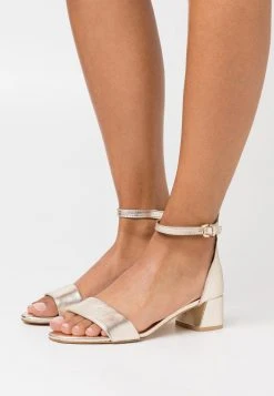 Nuevo ✨ Anna Field LEATHER - 🌟 Sandalias - Gold, Mujer 🌟