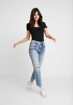 Presupuesto 🎁 Anna Field 3 PACK - Camiseta Básica - White/black/dark Grey, Mujer ⭐