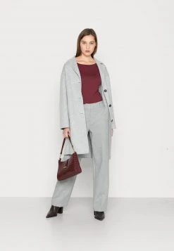 Lo mas barato ⌛ Anna Field 2 PACK - Camiseta De Manga Larga - Dark Red/black, Mujer 🔥