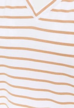 Venta al por mayor 🎉 Anna Field Camiseta Estampada - White/camel, Mujer ❤️ -Tienda barata Anna Field 475cd611b65c4eb396582335553de714