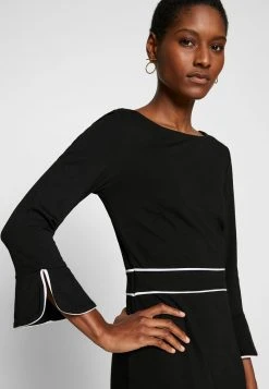 Nuevo ❤️ Anna Field Vestido De Tubo - Black/white, Mujer ✔️ -Tienda barata Anna Field 49bf314d56f8479c9c451c7bcaad808f