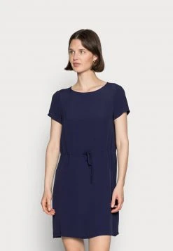 Descuento ✔️ Anna Field WOVEN 🌟 DRESS BASIC TUNNEL - Vestido Informal - Dark Blue, Mujer ✔️