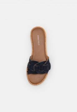 Promoción 😍 Anna Field LEATHER - Sandalias Planas - Dark Blue, Mujer 😍 -Tienda barata Anna Field 4af39ecb99bc4f6b8acd2877332815d1