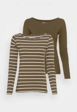 mejor venta ❤️ Anna Field 2 PACK - Camiseta De Manga Larga - Khaki, Mujer ⌛ 12 mejor venta ❤️ Anna Field 2 PACK - Camiseta De Manga Larga - Khaki, Mujer ⌛ -Tienda barata Anna Field 4f13d820e9dd491b9a1825656b954db0