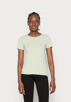 Toma de corriente ⭐ Anna Field Camiseta Básica - Light Green, Mujer ⌛
