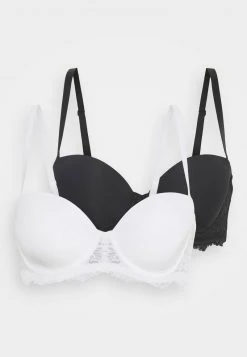 Barato ❤️ Anna Field 2PP LACE MULTIWAY BRA - Sujetador Con Aros - Black/off-white, Mujer ⭐ -Tienda barata Anna Field 4f6108e3d74b430c89214f69a2d94045