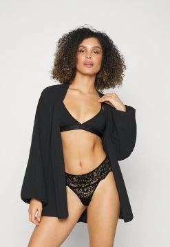 Venta express 💯 Anna Field 5 PACK - Tanga - Black, Mujer 🤩