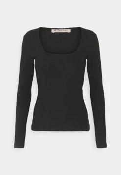 Nuevo 👍 Anna Field Camiseta De Manga Larga - Black, Mujer ⌛
