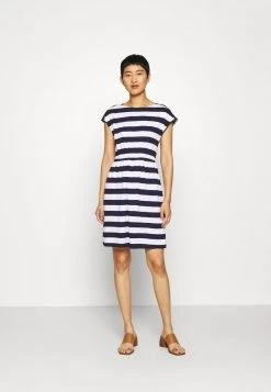 Venta express 👏 Anna Field Vestido Ligero - Evening Blue/white, Mujer ❤️ -Tienda barata Anna Field 50834d5ff4804d62a7e8be65da10f42b