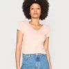 Comprar 🎁 Anna Field Camiseta Básica - Light Pink, Mujer ✨