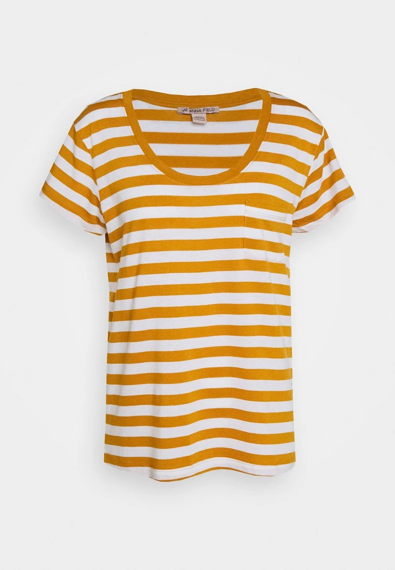 Descuento 🛒 Anna Field Camiseta Estampada - White/yellow, Mujer 🔥 6 Descuento 🛒 Anna Field Camiseta Estampada - White/yellow, Mujer 🔥 - Imagen 4