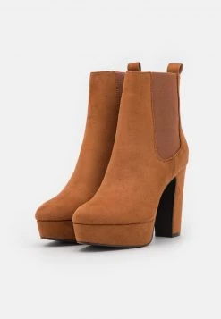 Mejor precio 😀 Anna Field Botines Con Plataforma - Cognac, Mujer ⌛ -Tienda barata Anna Field 57bb71d9d6034a138642dd56e856bcbf