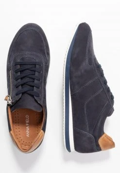 Venta express 👍 Anna Field COMFORT LEATHER - Zapatillas - Dark Blue, Mujer 🛒 -Tienda barata Anna Field 59364f71088b408288602fa193144277