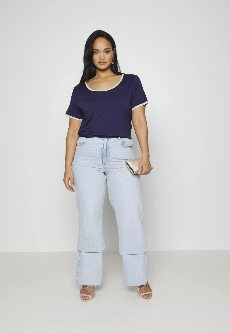 Descuento 💯 Anna Field Camiseta Básica - Dark Blue, Mujer ✔️ 6 Descuento 💯 Anna Field Camiseta Básica - Dark Blue, Mujer ✔️ - Imagen 4