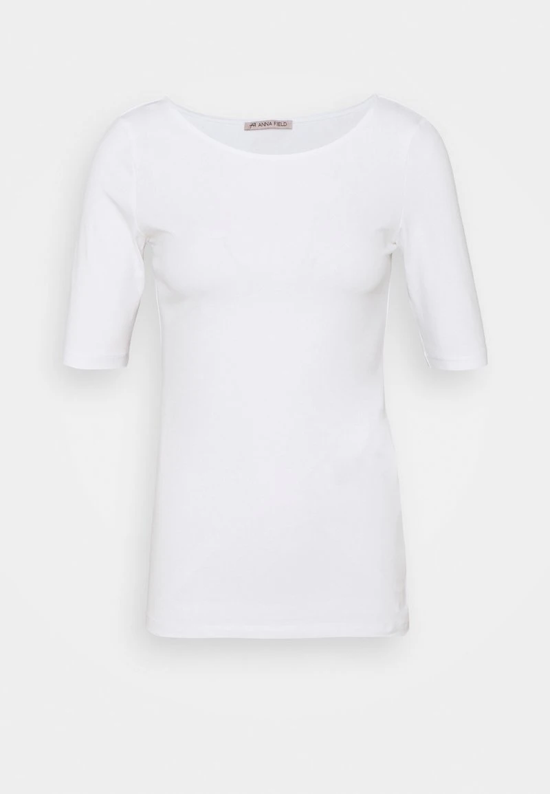 Comprar ❤️ Anna Field Camiseta Básica - White, Mujer ✨ 3 Comprar ❤️ Anna Field Camiseta Básica - White, Mujer ✨