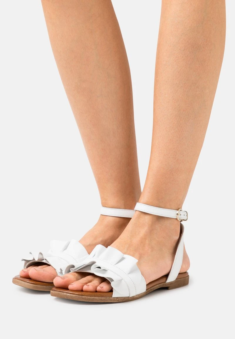 Barato 🥰 Anna Field LEATHER - Sandalias - White, Mujer 🌟 3 Barato 🥰 Anna Field LEATHER - Sandalias - White, Mujer 🌟