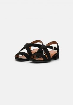 Nuevo 👏 Anna Field LEATHER - Sandalias - Black, Mujer ⭐ -Tienda barata Anna Field 5fb83fa106b44d82a04b790070f4e439