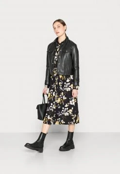 Las mejores reseñas de 😀 Anna Field SHIRT COLLAR MIDI BELTED DRESS - Vestido Camisero - Black/yellow/white, Mujer 🎉 -Tienda barata Anna Field 5fc30063e1b542b189ac4e4e6c50c9bd