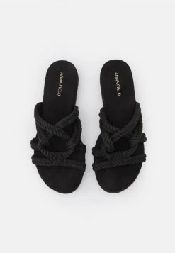 Gran venta ✨ Anna Field 🌟 Sandalias Planas - Black, Mujer ✨ -Tienda barata Anna Field 5ff1252c23134e9ca1bc8174868c4216