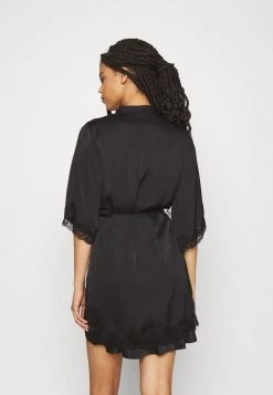 Mejor trato ⭐ Anna Field ARIANA SATIN KIMONO - Albornoz - Black, Mujer ⌛ -Tienda barata Anna Field 612142ab654c4085be5aacf42732c224