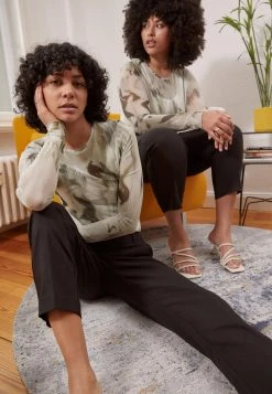 mejor venta 😍 Anna Field Pantalones Chinos - Black, Mujer ❤️ -Tienda barata Anna Field 615881f6161844f398e317ca9393c44b