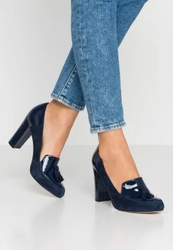 ofertas ❤️ Anna Field LEATHER - Tacones - Dark Blue, Mujer 🧨