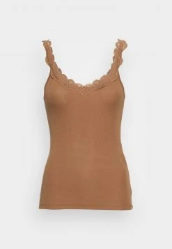 Mejor trato 🎁 Anna Field SCALLOP LACE - Top - Brown, Mujer 🥰 -Tienda barata Anna Field 666528bf8388438da9e1c52083d8a934