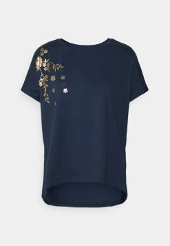 Toma de corriente 😉 Anna Field Camiseta Estampada - Dark Blue, Mujer 😍