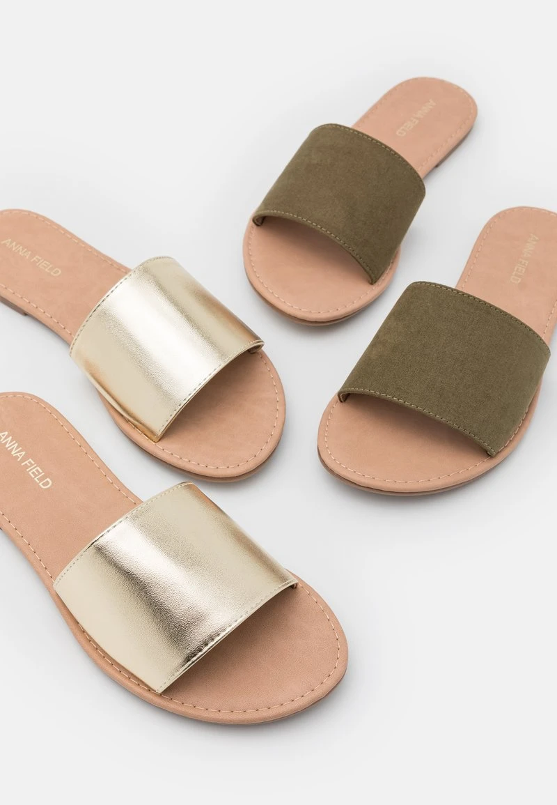Gran venta 🤩 Anna Field 2 PACK - 🎉 Sandalias Planas - Khaki/gold, Mujer ✔️ 9 Gran venta 🤩 Anna Field 2 PACK - 🎉 Sandalias Planas - Khaki/gold, Mujer ✔️ - Imagen 7