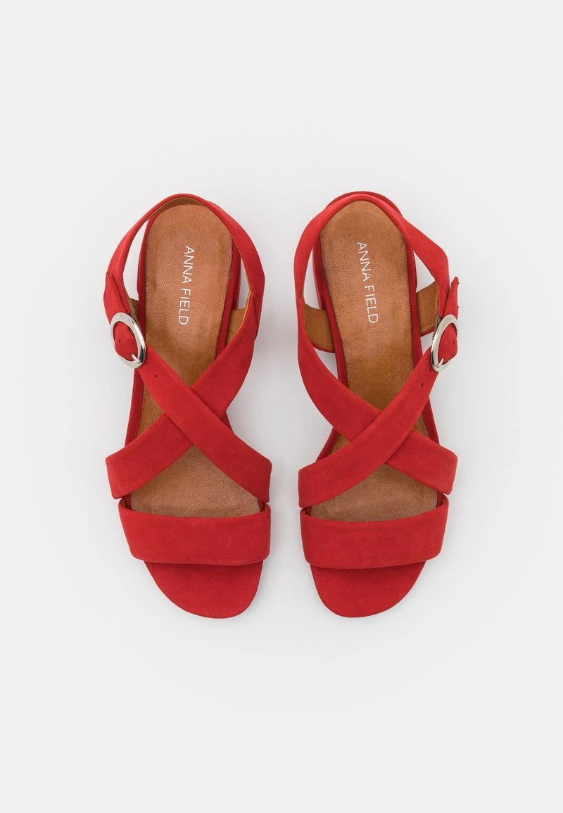 Mejor precio 🤩 Anna Field LEATHER - Sandalias - Red, Mujer 👍 8 Mejor precio 🤩 Anna Field LEATHER - Sandalias - Red, Mujer 👍 - Imagen 6