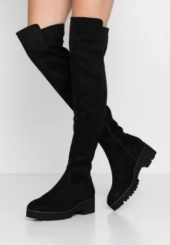 Mejor precio ⌛ Anna Field Botas Mosqueteras - Black, Mujer 👍