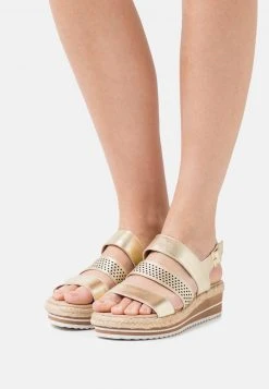 Mejor trato 😍 Anna Field LEATHER - Alpargatas - Gold, Mujer 🧨