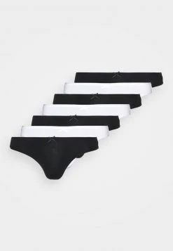 Nuevo 🧨 Anna Field GEORGINA 7PP THONG COTTON - Tanga - Black/white, Mujer 🛒 -Tienda barata Anna Field 6aea1dd502964fdd8c8e2e8eed194e69