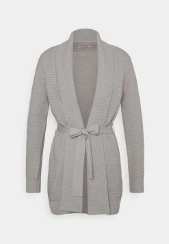 Cupón ✔️ Anna Field BELTED CARDIGAN - Chaqueta De Punto - Grey, Mujer ❤️