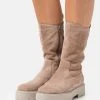 Mejor trato 🌟 Anna Field LEATHER - Botas Para La Nieve - Beige, Mujer 🌟 -Tienda barata Anna Field 6d2c33c29bd04b7f97f5e8ebb48dd39b