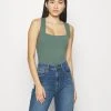 Nuevo ⭐ Anna Field Top - Green, Mujer 👏
