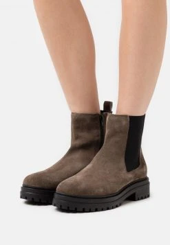 mejor venta ⭐ Anna Field LEATHER - Botines Con Plataforma - Taupe, Mujer 😀