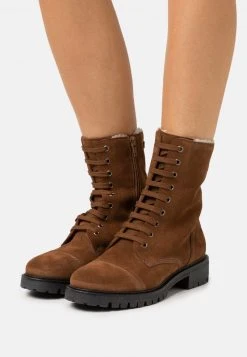 Venta al por mayor 👏 Anna Field LEATHER - Botines Con Cordones - Cognac, Mujer ❤️