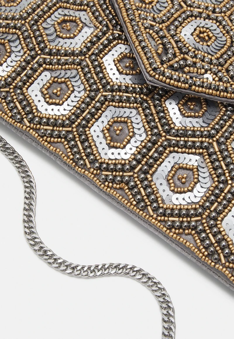 Mejor trato 🧨 Anna Field Clutch - Silver-coloured, Mujer 🔔 8 Mejor trato 🧨 Anna Field Clutch - Silver-coloured, Mujer 🔔 - Imagen 6