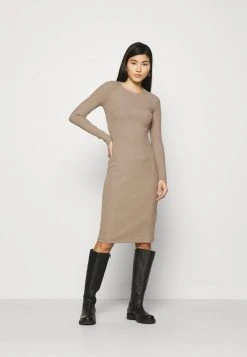 Comprar 🔥 Anna Field Vestido De Punto - Light Brown, Mujer ✔️