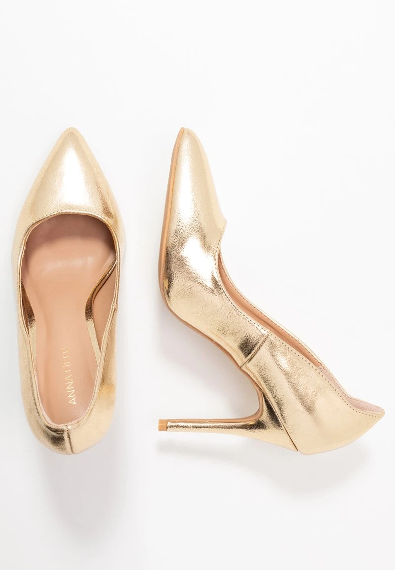 Toma de corriente ⭐ Anna Field Zapatos Altos - Gold, Mujer 💯 6 Toma de corriente ⭐ Anna Field Zapatos Altos - Gold, Mujer 💯 - Imagen 4