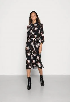 Descuento 🌟 Anna Field Vestido Camisero - Black/white, Mujer ✔️