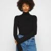 Mejor precio 🥰 Anna Field BASIC- TURTLE NECK - Jersey De Punto - Black, Mujer ⭐