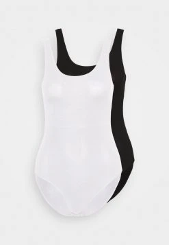 Lo mas barato ✨ Anna Field 2PP SINGLET BODY WITH BRIEF SHAPE - Body - Black/white, Mujer 😀 -Tienda barata Anna Field 7583ab55b9d04c20b62b86f54d97532d