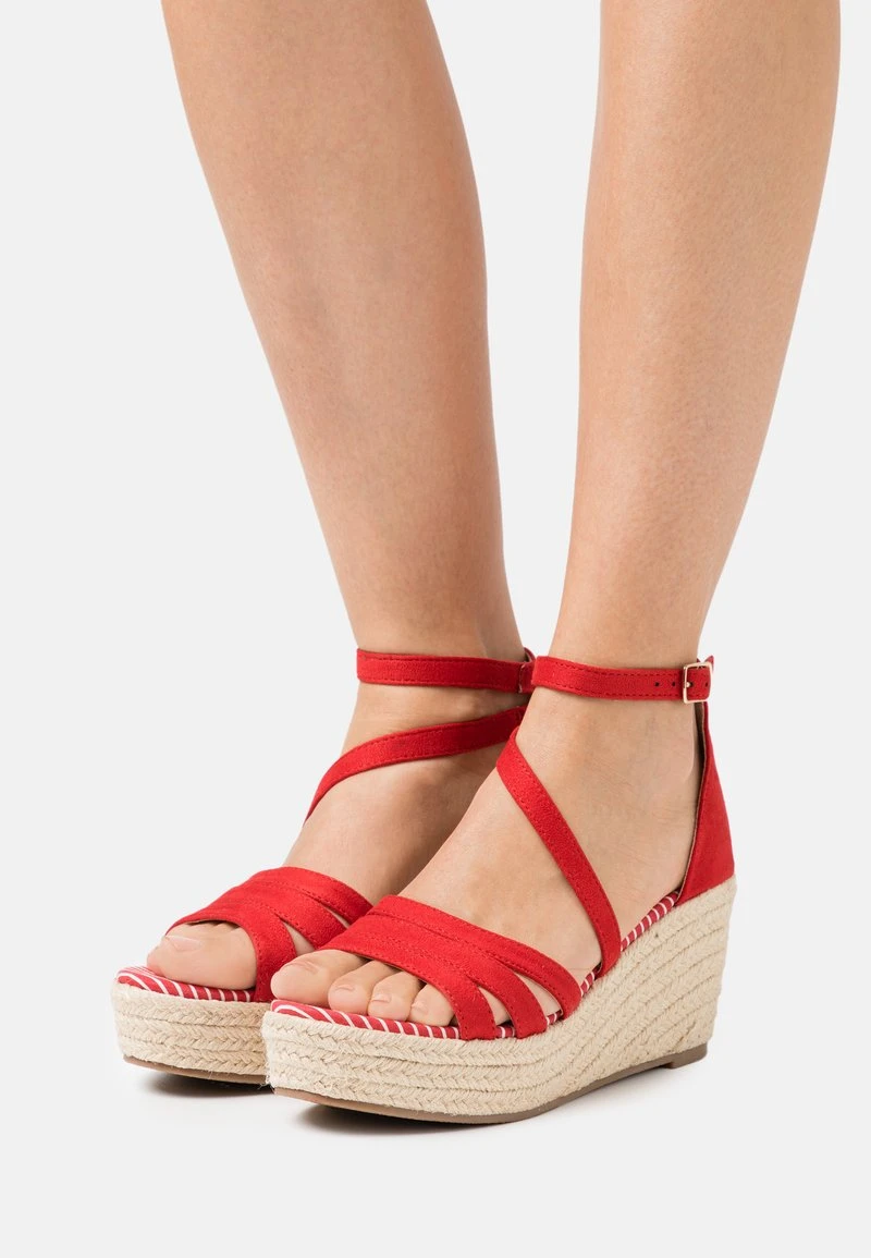 Barato ❤️ Anna Field 🛒 Sandalias Con Plataforma - Red, Mujer 🎉 3 Barato ❤️ Anna Field 🛒 Sandalias Con Plataforma - Red, Mujer 🎉