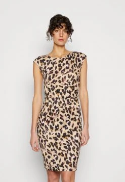 Presupuesto 👍 Anna Field Vestido Ligero - Black/beige/multi-coloured, Mujer 🧨