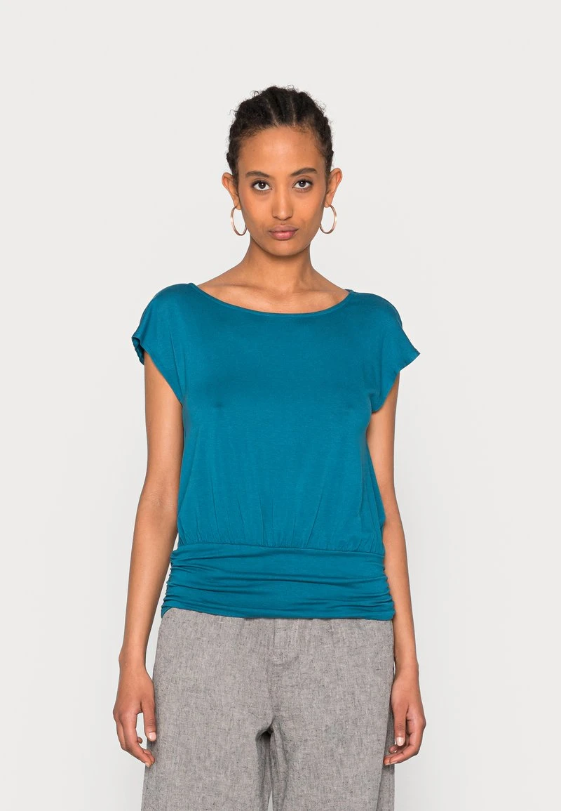 ofertas ⌛ Anna Field Camiseta Básica - Blue, Mujer 🧨 3 ofertas ⌛ Anna Field Camiseta Básica - Blue, Mujer 🧨