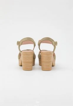 Mejor trato ✔️ Anna Field LEATHER - 👍 Sandalias De Tacón - Khaki, Mujer 🧨 -Tienda barata Anna Field 7bc22ee58d7341a080a848b6c0a192f5