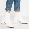 ofertas ⭐ Anna Field Botines Bajos - White, Mujer ⌛