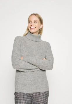 Presupuesto ✔️ Anna Field WOOL BLEND TURTLENECK - Jersey De Punto - Mottled Light Grey, Mujer 🤩